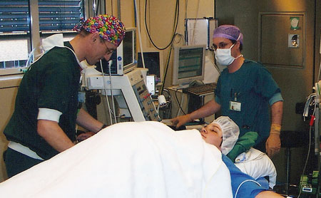 Menno at work in the Operating Room