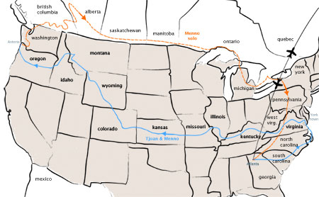 Menno's routeplan. Click to enlarge (in a new window)